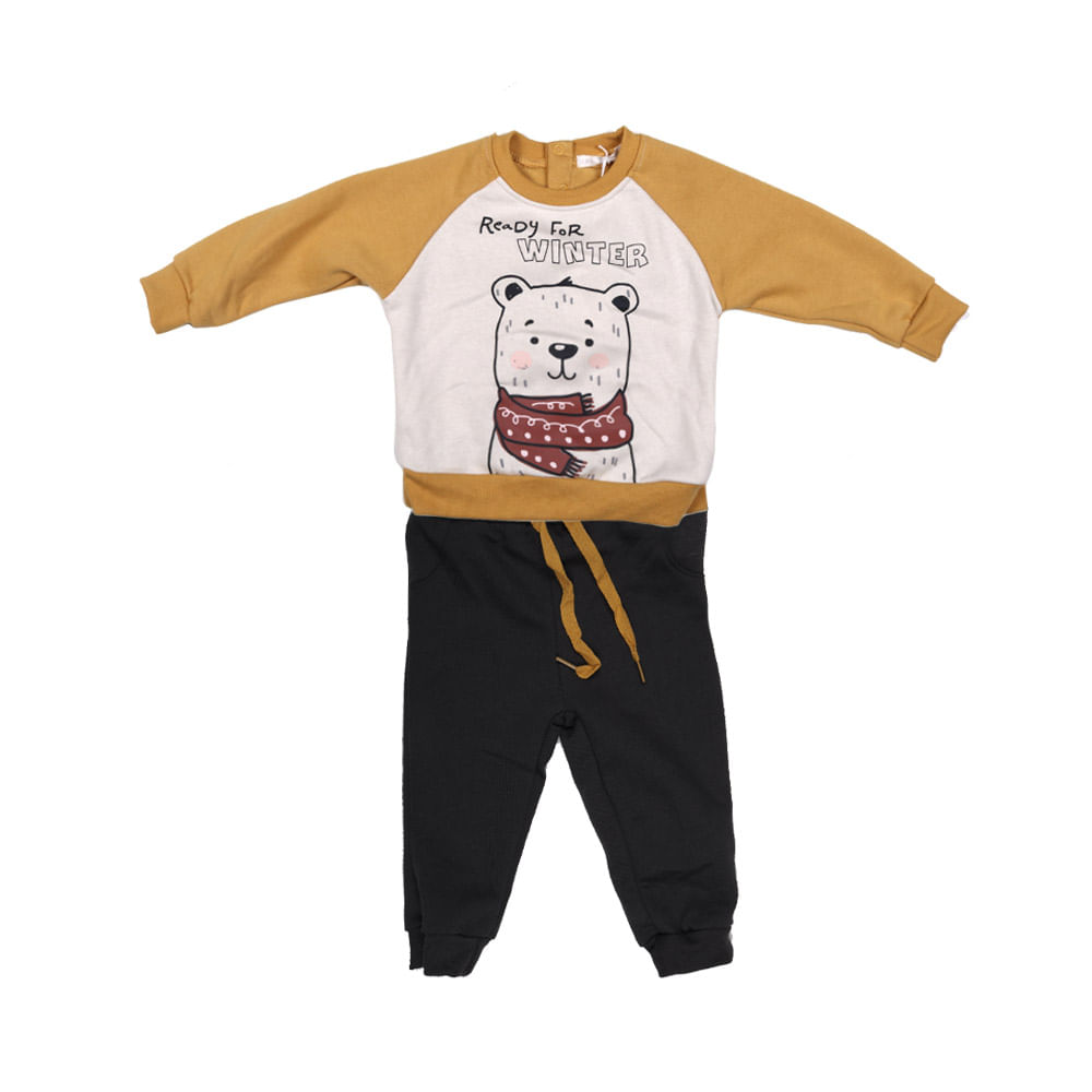 Buzopantalon Bebe Oso Talle 12-36 Urb - imagen del producto