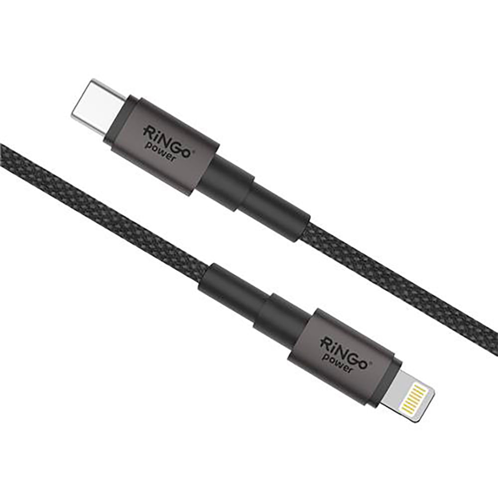 Cable Cargador De Celular Ringo Power 18 W C A L Negro - imagen del producto