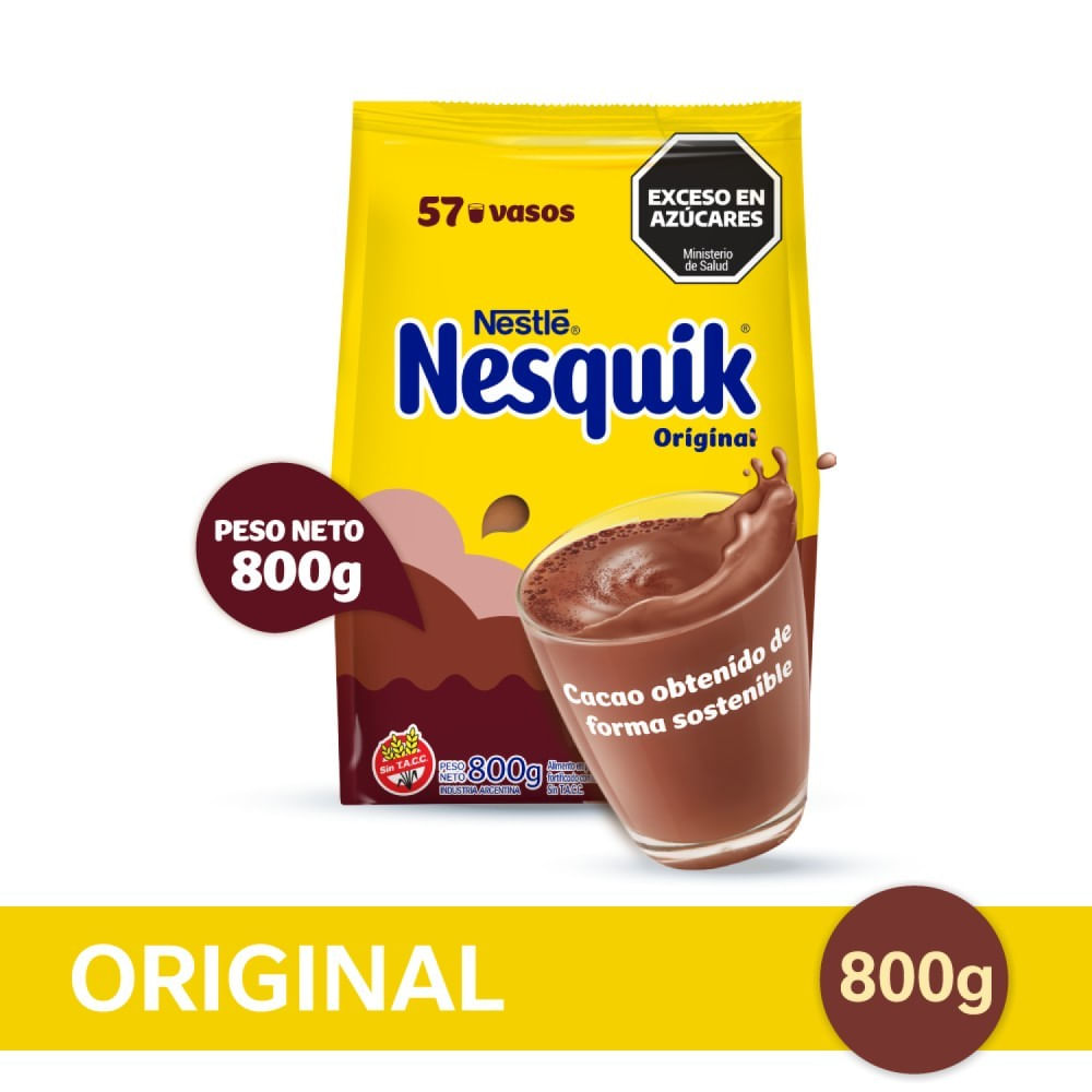 Cacao En Polvo Nesquik Original 800 G - imagen del producto