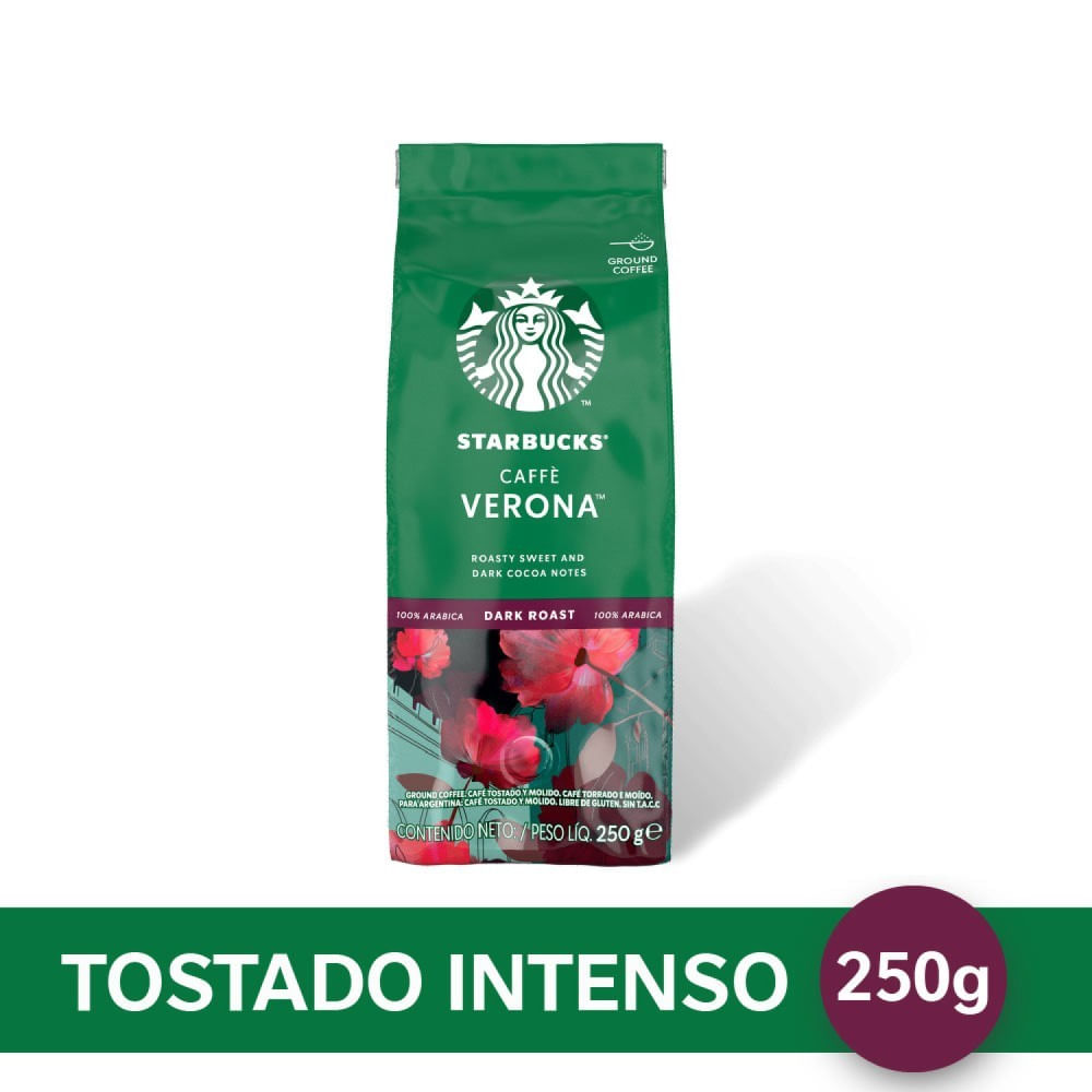 Café Molido Caffè Verona 250 Grs Starbucks - imagen del producto