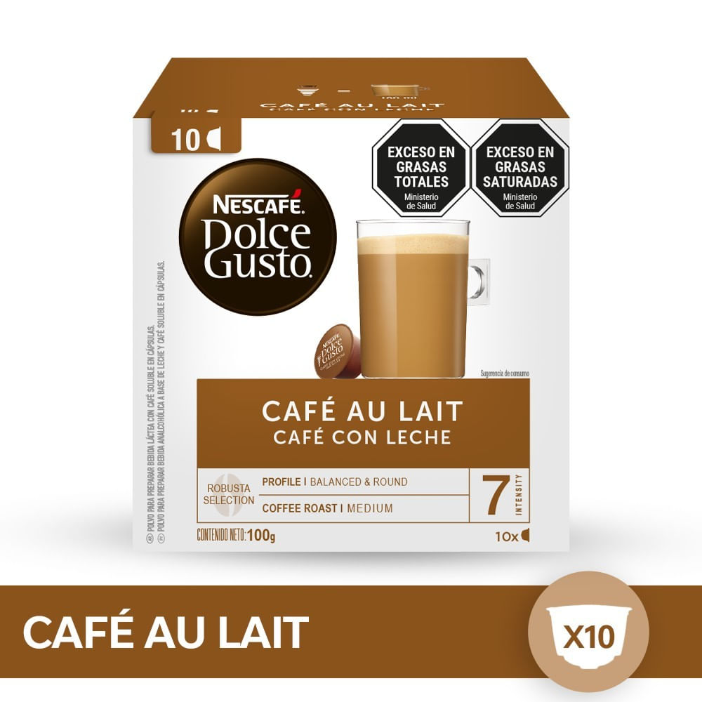 Cápsulas De Café Nescafé® Dolce Gusto® Con Leche 10 U - imagen del producto