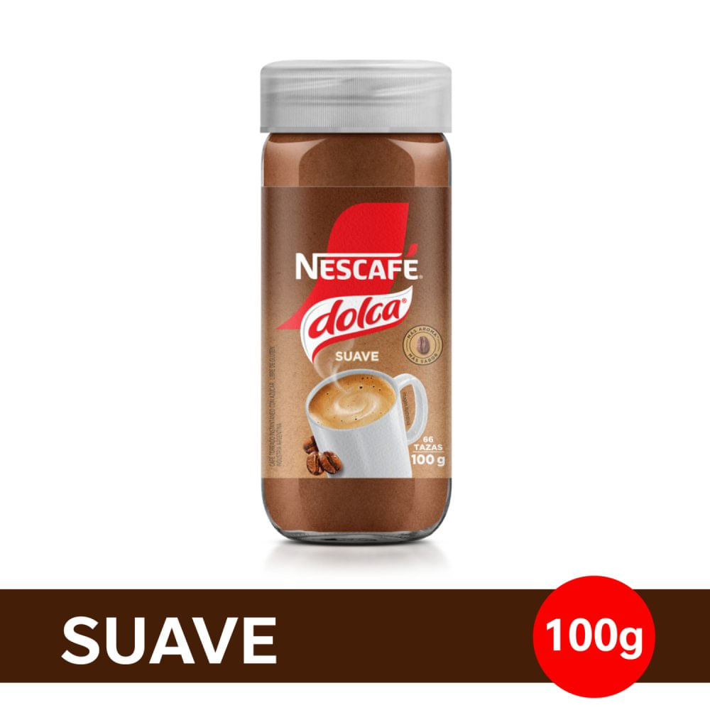 Café Instantáneo Nescafé® Dolca® Suave 100 G - imagen del producto