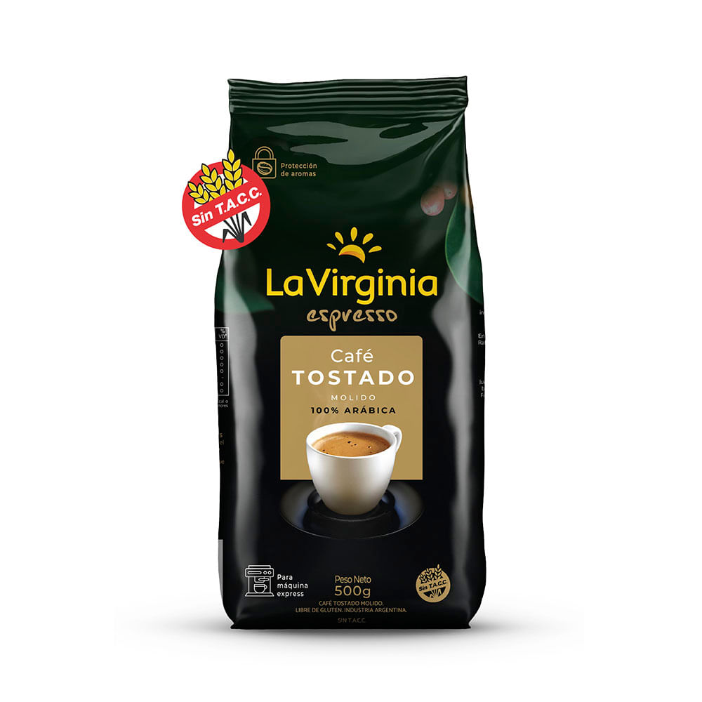 Cafe Expresso Molido Tostado La Virginia 500 Gr - imagen del producto