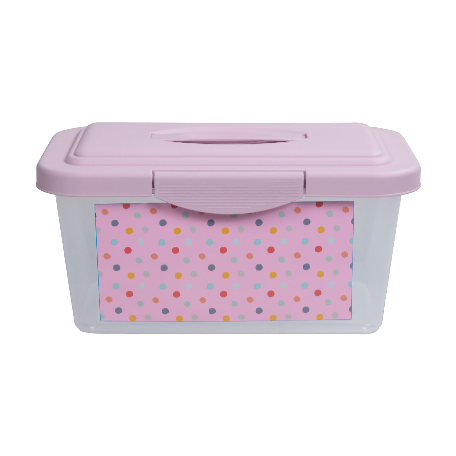 Caja Plastica 6l Infantil Puntos Krea - imagen del producto