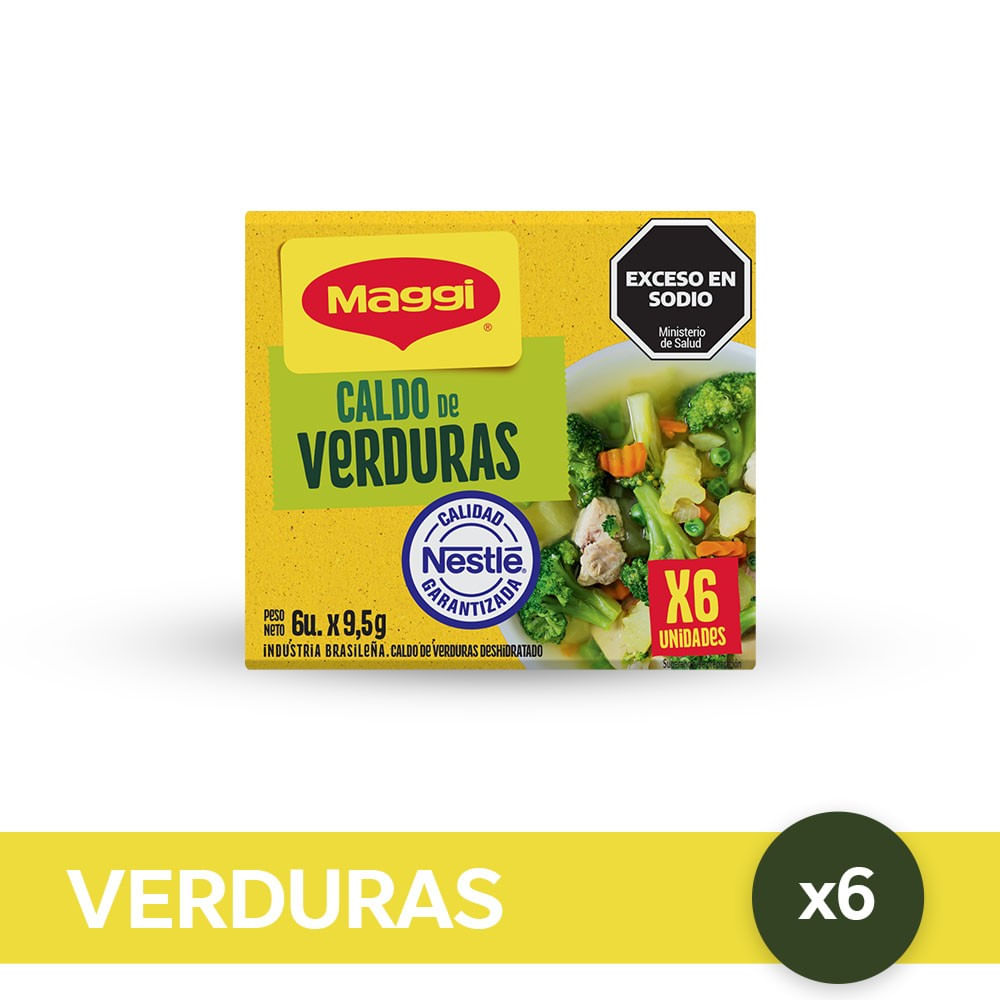 Caldo Maggi® Verdura 6 U - imagen del producto