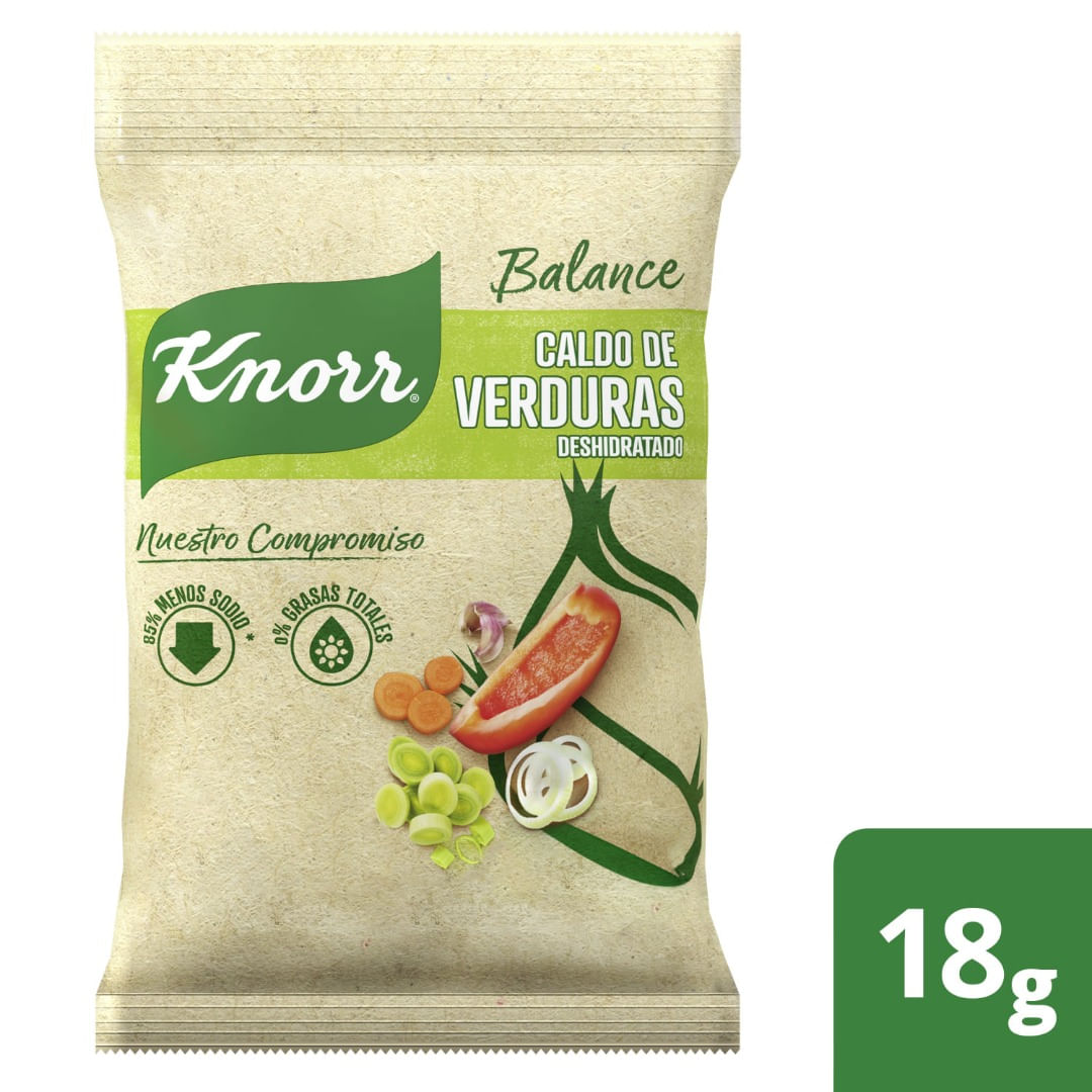 Caldo Knorr Balanca Verduras 18 Gr. - imagen del producto