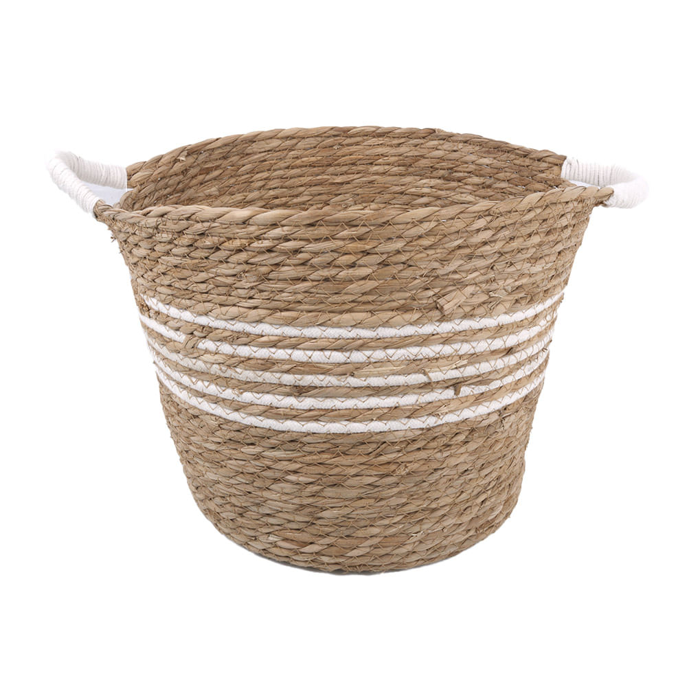 Canasto Fibra Natural L D13 Krea - imagen del producto