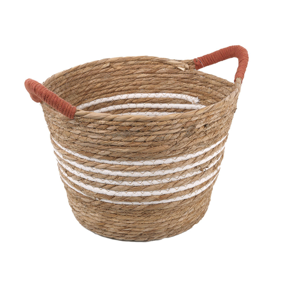 Canasto Fibra Natural M D13 Krea - imagen del producto