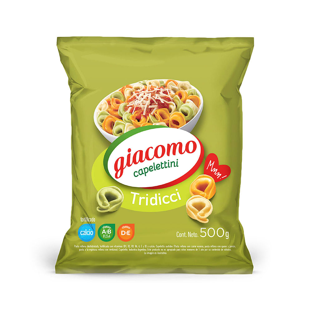 Capelettini Giacomo Tridicci 500g - imagen del producto