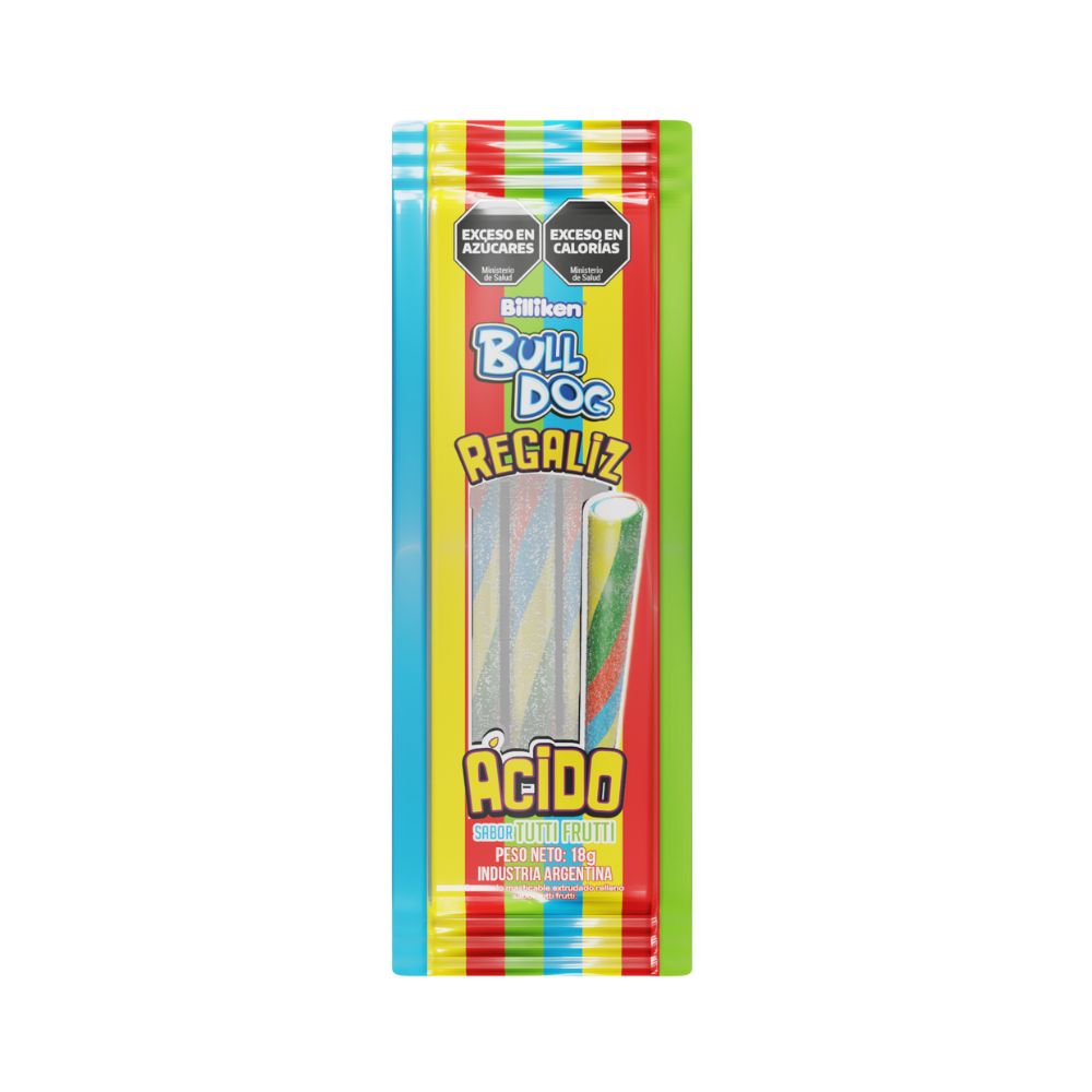Caramelo Regaliz Bull Dog 18 Gr. - imagen del producto