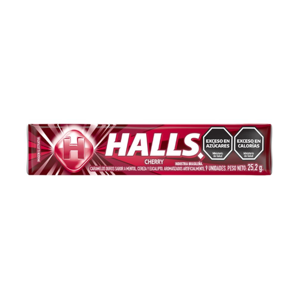 Caramelos Sabor Cereza 25,2 Grs x 9 Un Halls - imagen del producto