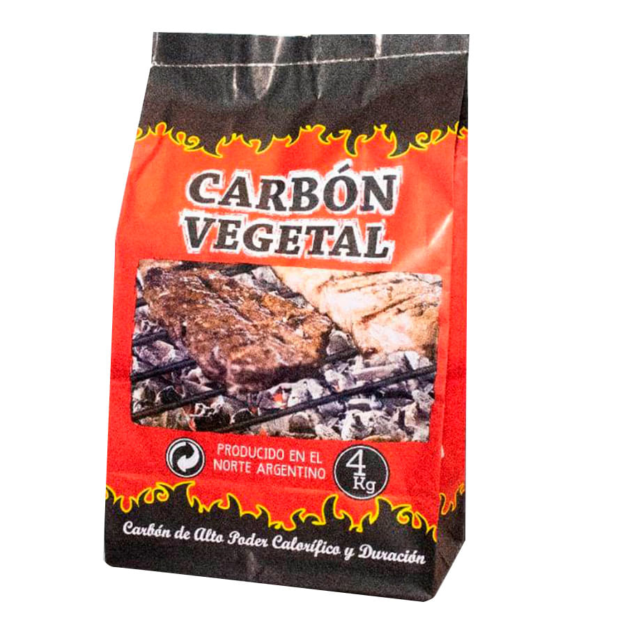Carbón vegetal Carbocor quebracho x 10 kg - imagen del producto
