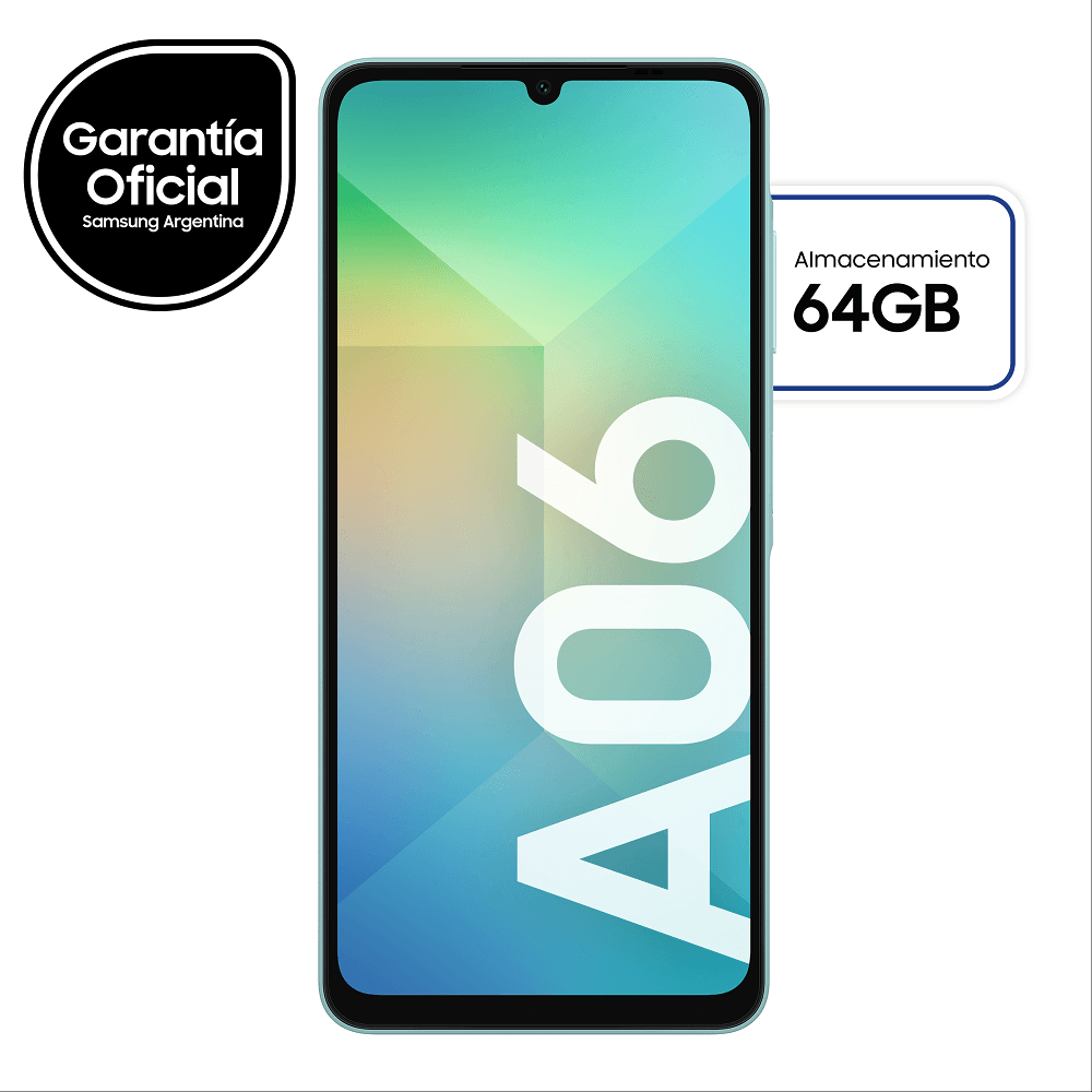 Celular Galaxy A06 64GB Verde Samsung - imagen del producto