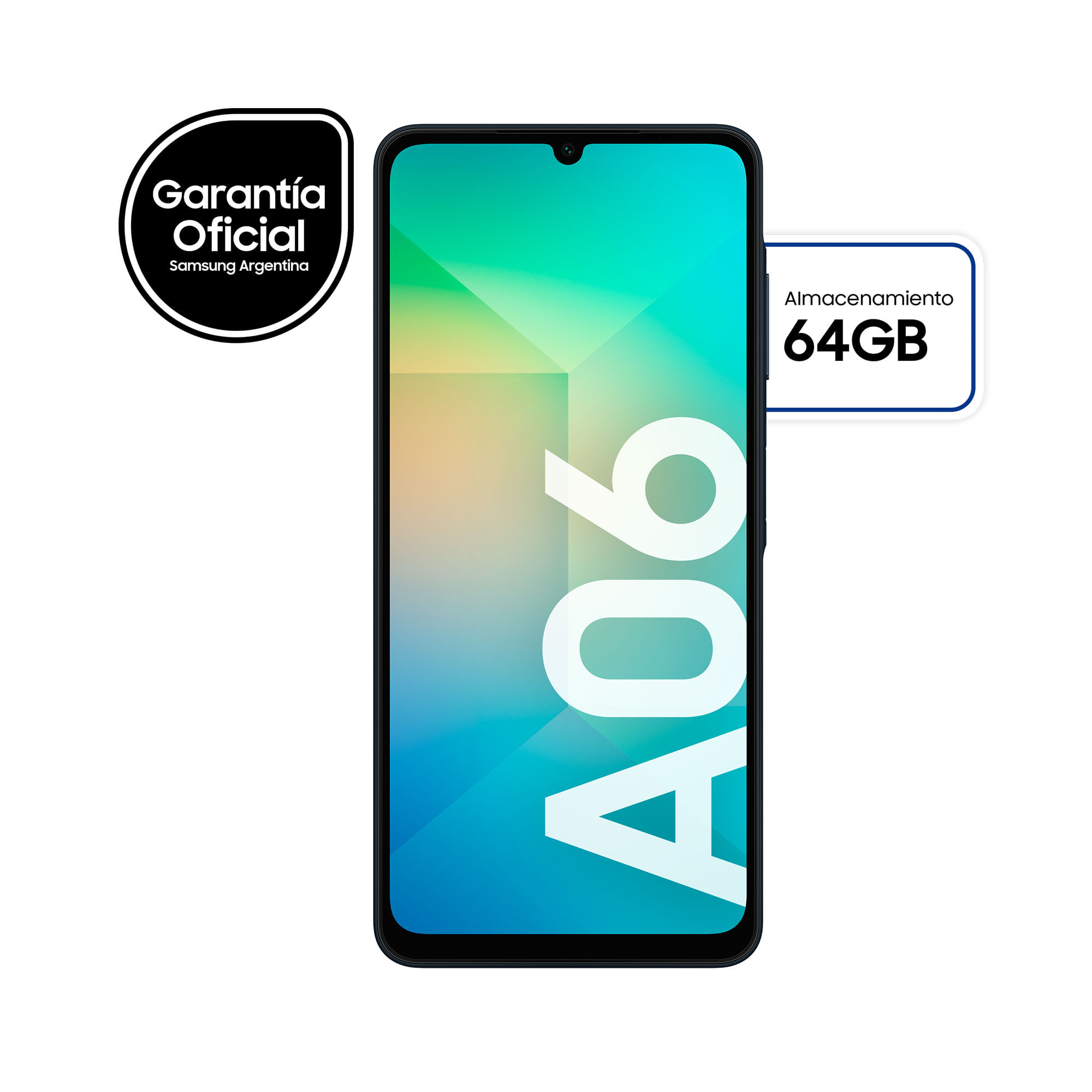 Celular Galaxy A06 64GB Negro Samsung - imagen del producto