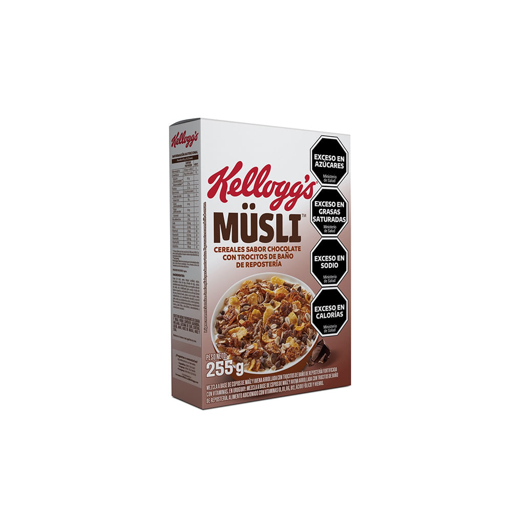 Cereal Kelloggs Chocolate Musli 255g - imagen del producto
