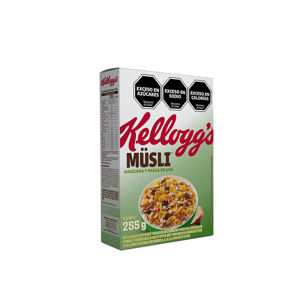 Cereal Musli Manzana Y Pasas Kellogs 255 Gr - imagen del producto
