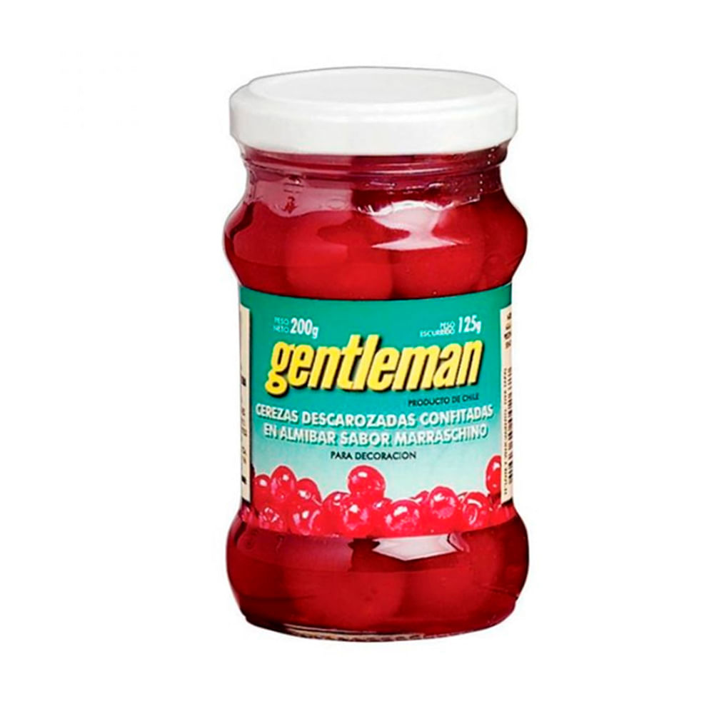 Cerezas Al Maraschino Gentleman 200 Gr - imagen del producto