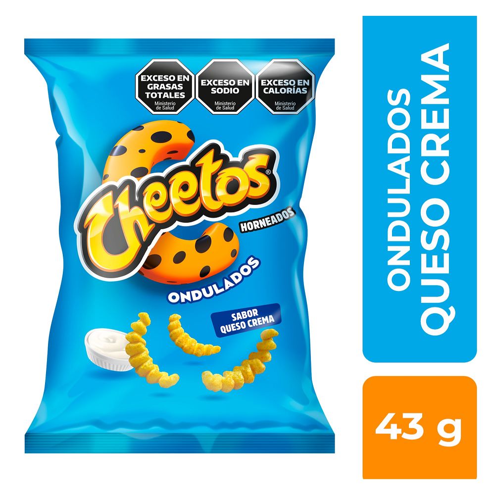 Snack Ondulados Sabor Queso Crema 43 Grs Cheetos - imagen del producto