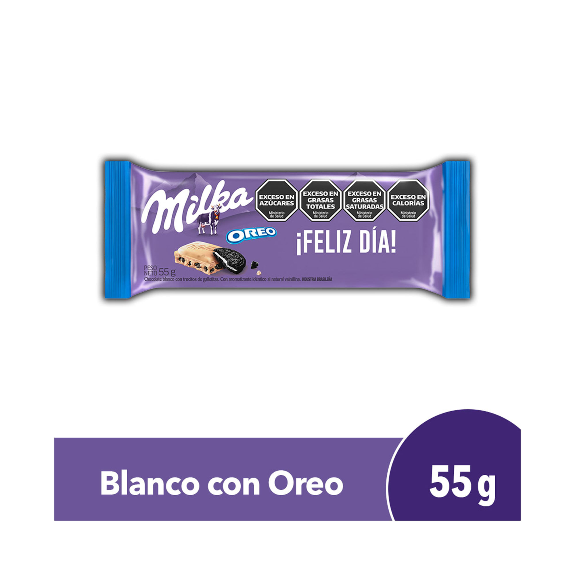 Chocolate Milka Oreo Blanco 55 Gr - imagen del producto