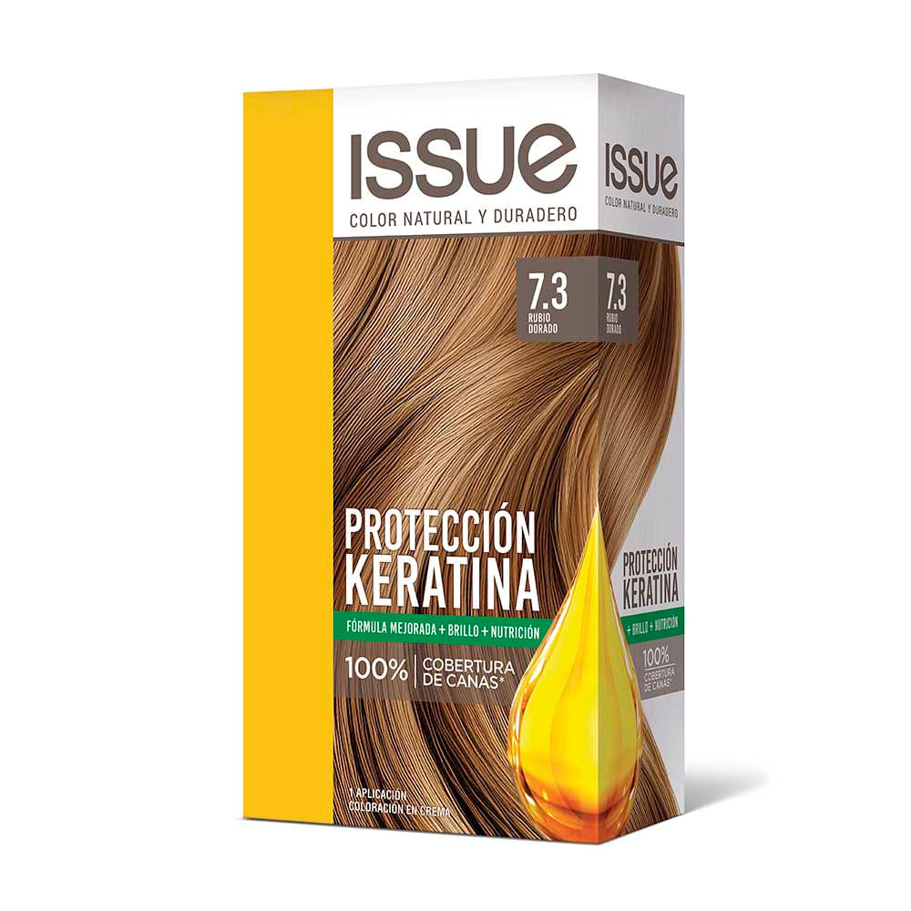 Tintura en Crema Protección Keratina N° 7.3 Rubio Dorado 1 Un Issue - imagen del producto