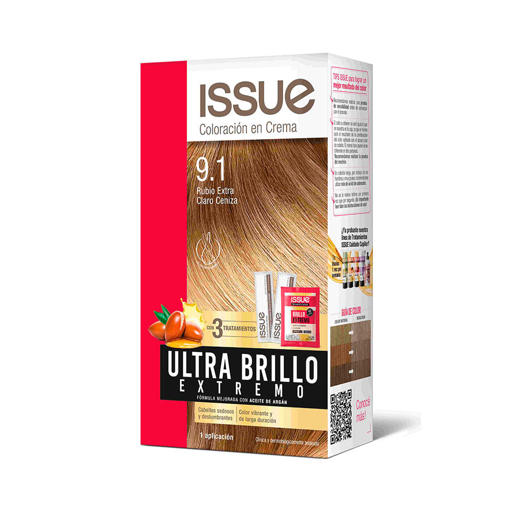 Coloracion Issue Ultra Brillo N 9.1 Rubio Claro - imagen del producto