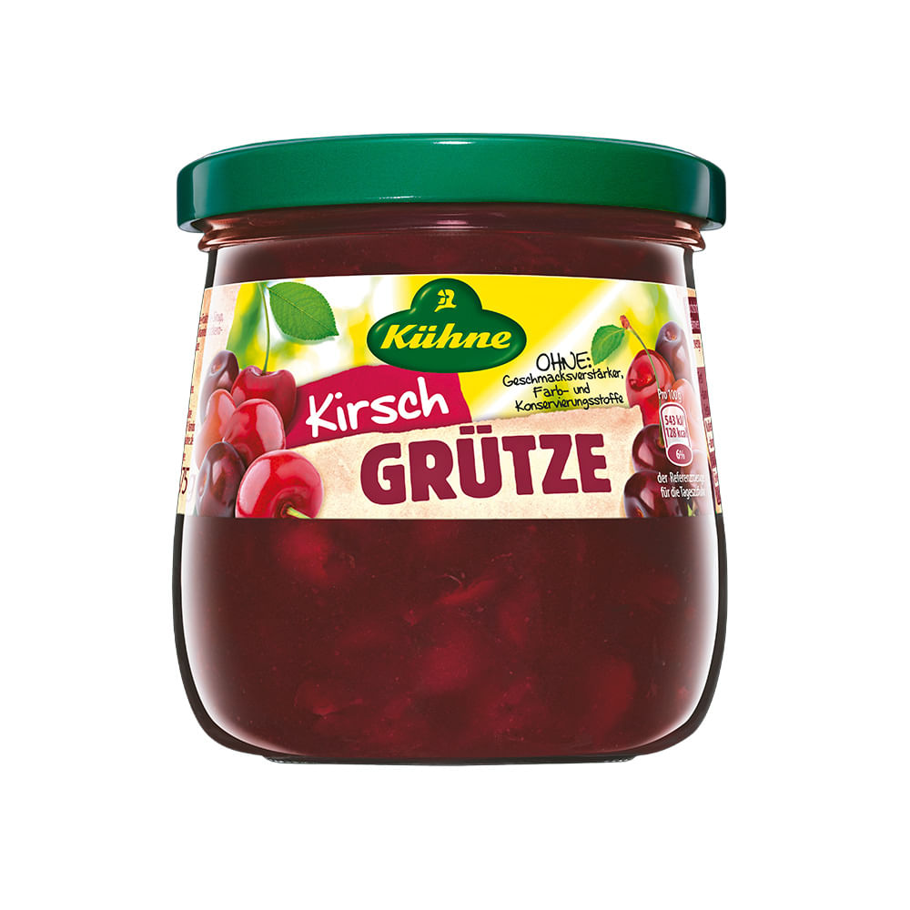 Compota Sabor Cerezas 375 Grs Kuhne - imagen del producto