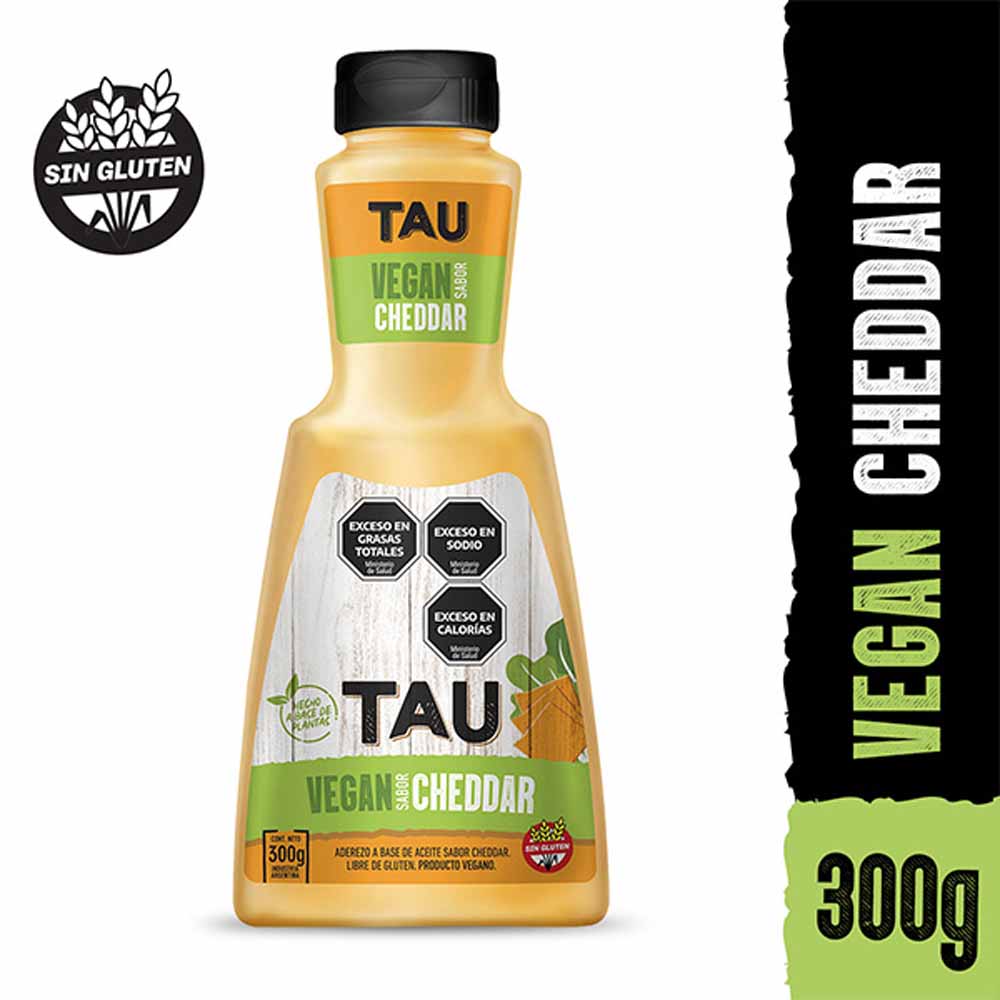 Condimento Vegan Sabor Cheddar 300g Tau Delta - imagen del producto