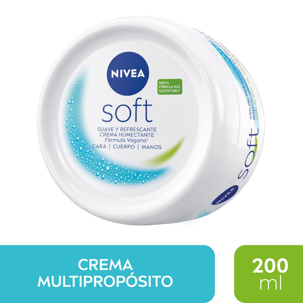 Crema hidratante intensiva Nivea Soft para uso diario 200 ml - imagen del producto