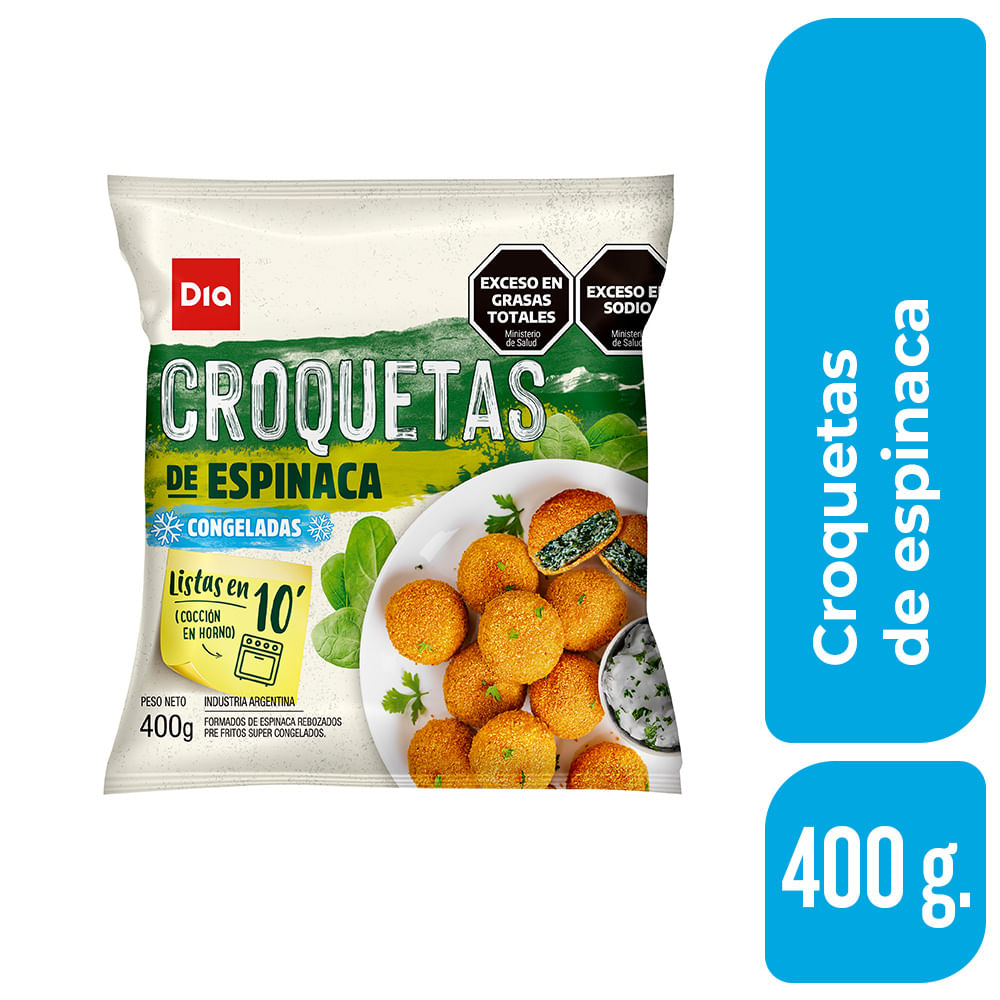 Croquetas de Espinaca Dia 400 Gr. - imagen del producto