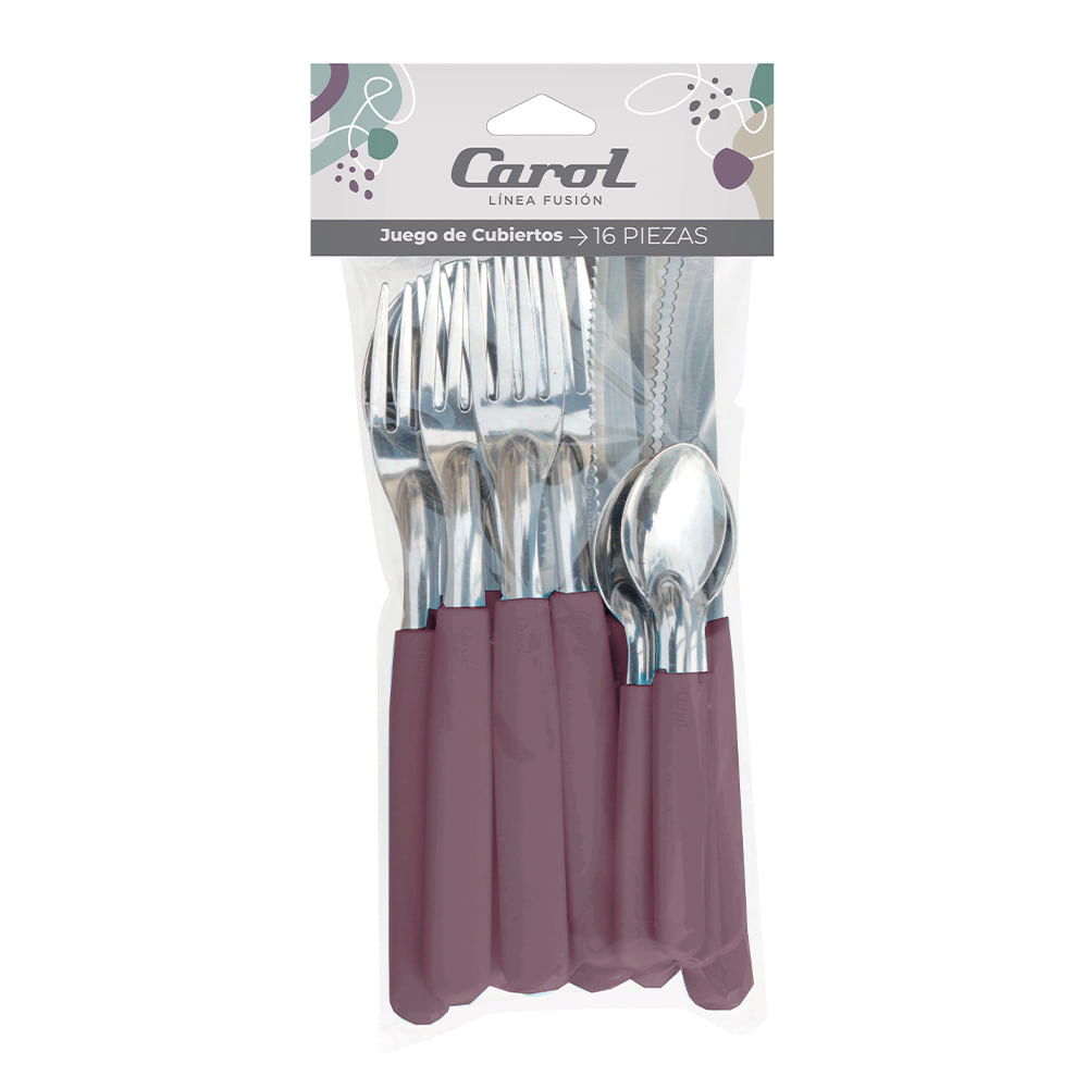 Set x 16 cubiertos Carol borravino - imagen del producto