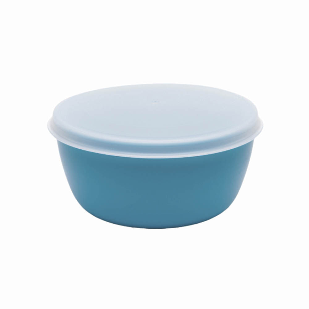 Cuenco con Tapa Contenedor Azul Polipropileno 13 Cm Bipo - imagen del producto