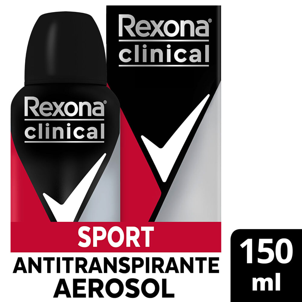 Deo Masc Rexona Clinical Sport X150ml - imagen del producto