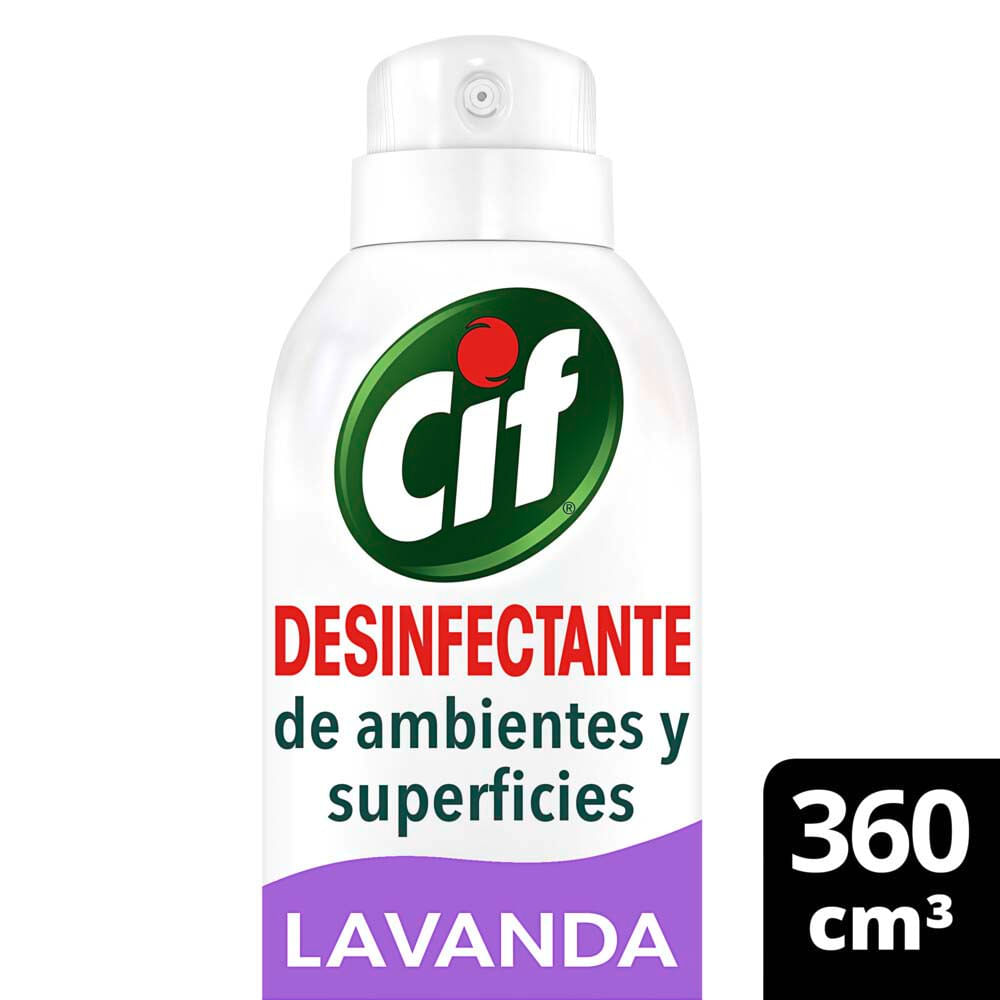 Desinfectante de Ambientes y Superficies Lavanda 360 Cc Cif - imagen del producto