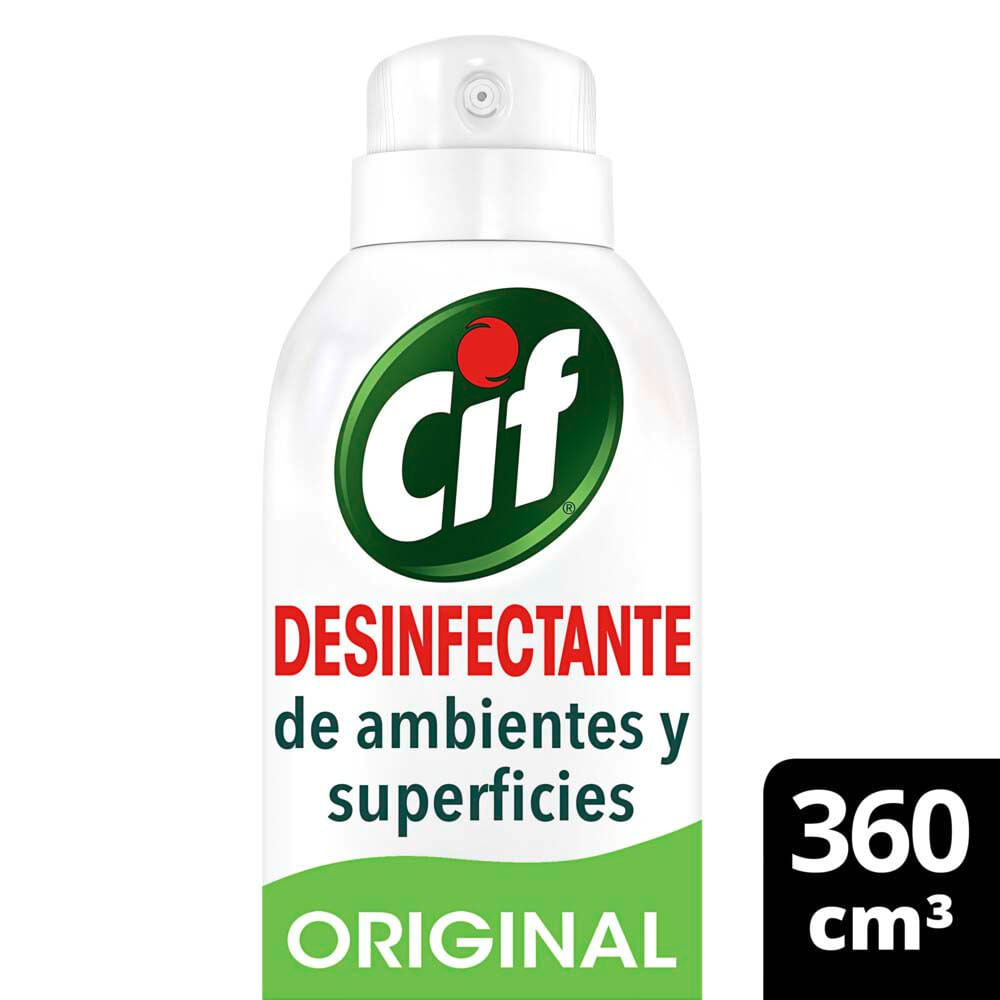 Aerosol Desinfectante Ambientes Y Superficies Cif Original 360 Cm3 - imagen del producto