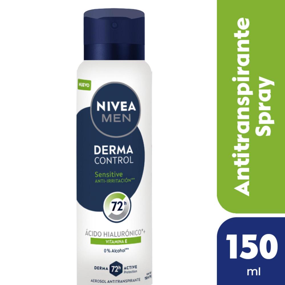 Desodorante Antitranspirante Derma Control Sensitive 150 Ml Nivea Men - imagen del producto