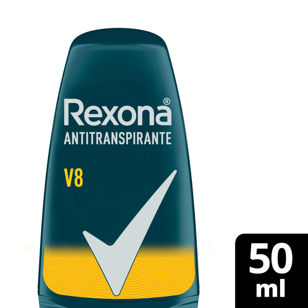 Desodorante Antitranspirante Roll- On Men V8 50 Ml Rexona - imagen del producto