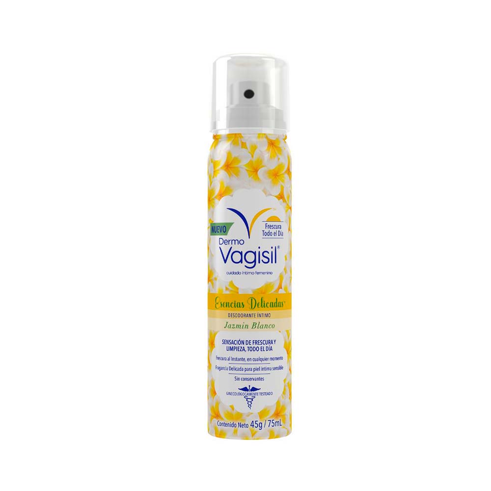 Desodorante Intimo Dermo Vagisil Aerosol Jazmin 75ml - imagen del producto