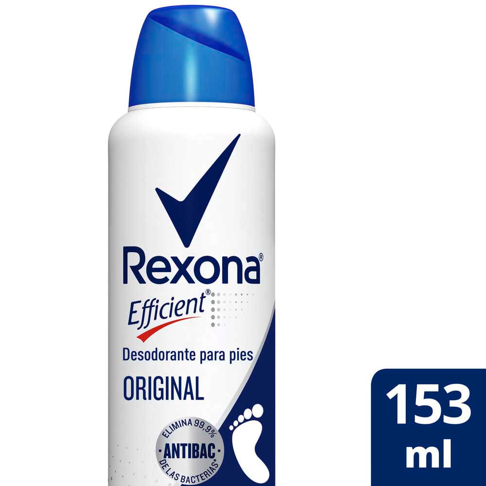 Desodorante Rexona efficient original en aerosol 153 ml. - imagen del producto