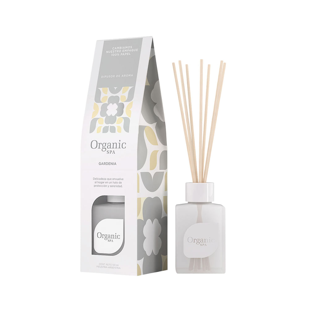 Difusor de Ambiente Gardenia 120 Ml Organic Spa - imagen del producto
