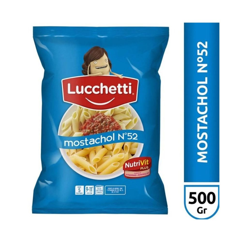 Fideos Lucchetti Mostachol N51 X500g image