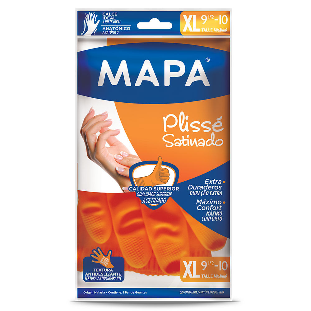 Guante Plisse Satinado Xl Mapa 1 Un image