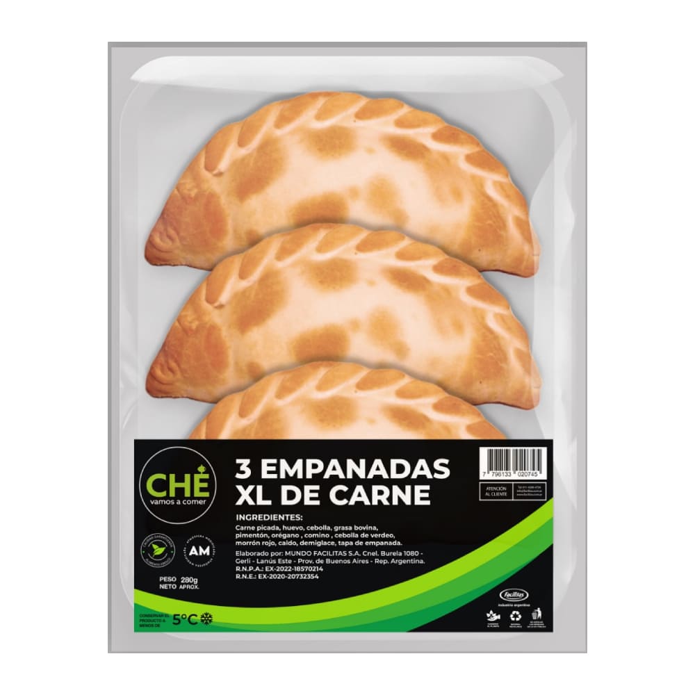 Empanadas Facilitas Carne Xl 3 Ud. image