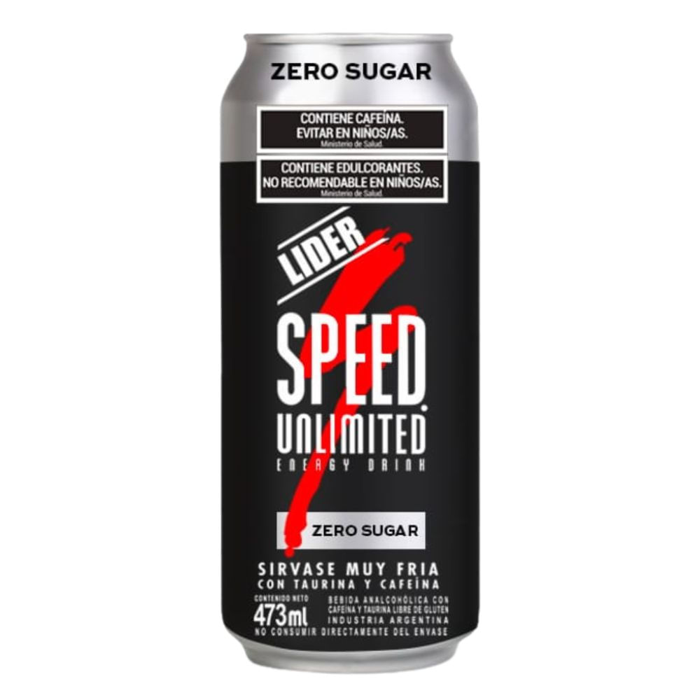 Energizante Zero Azucar Speed 473 Ml. image