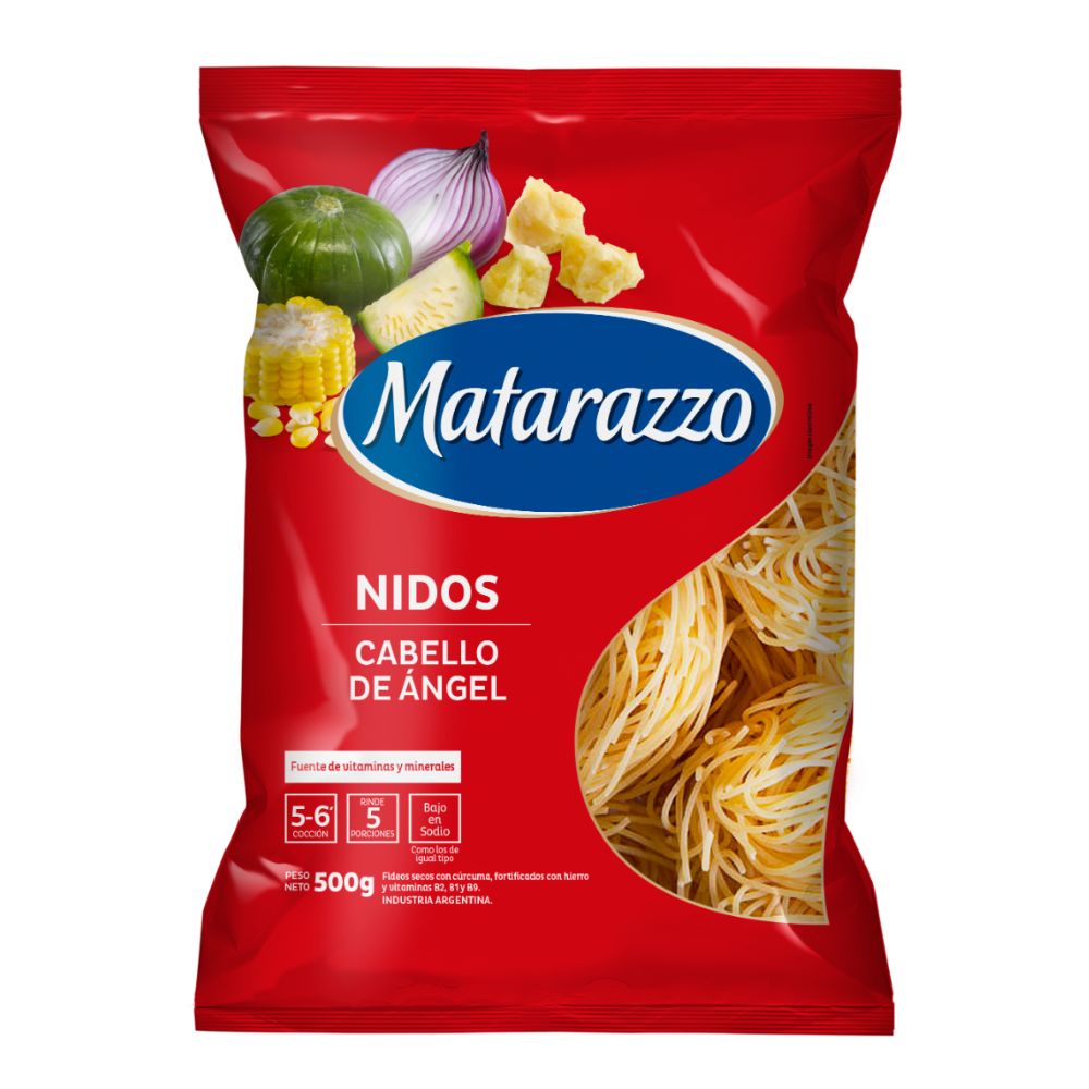 Fideos Cabello De ángel Matarazzo X500 Gr image