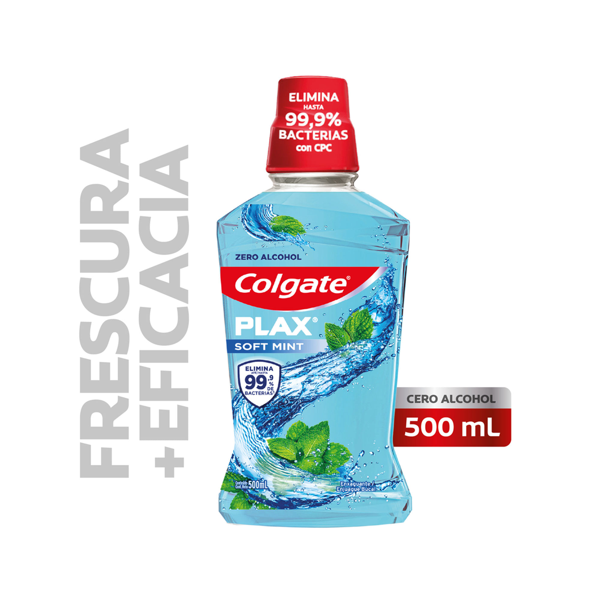 Enjuague bucal Colgate Plax Soft Mint 500 ml - imagen del producto