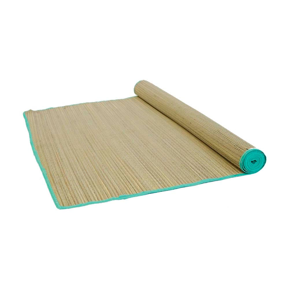 Esterilla Paja Natural Beige 180 x 60 Cm Outzen - imagen del producto