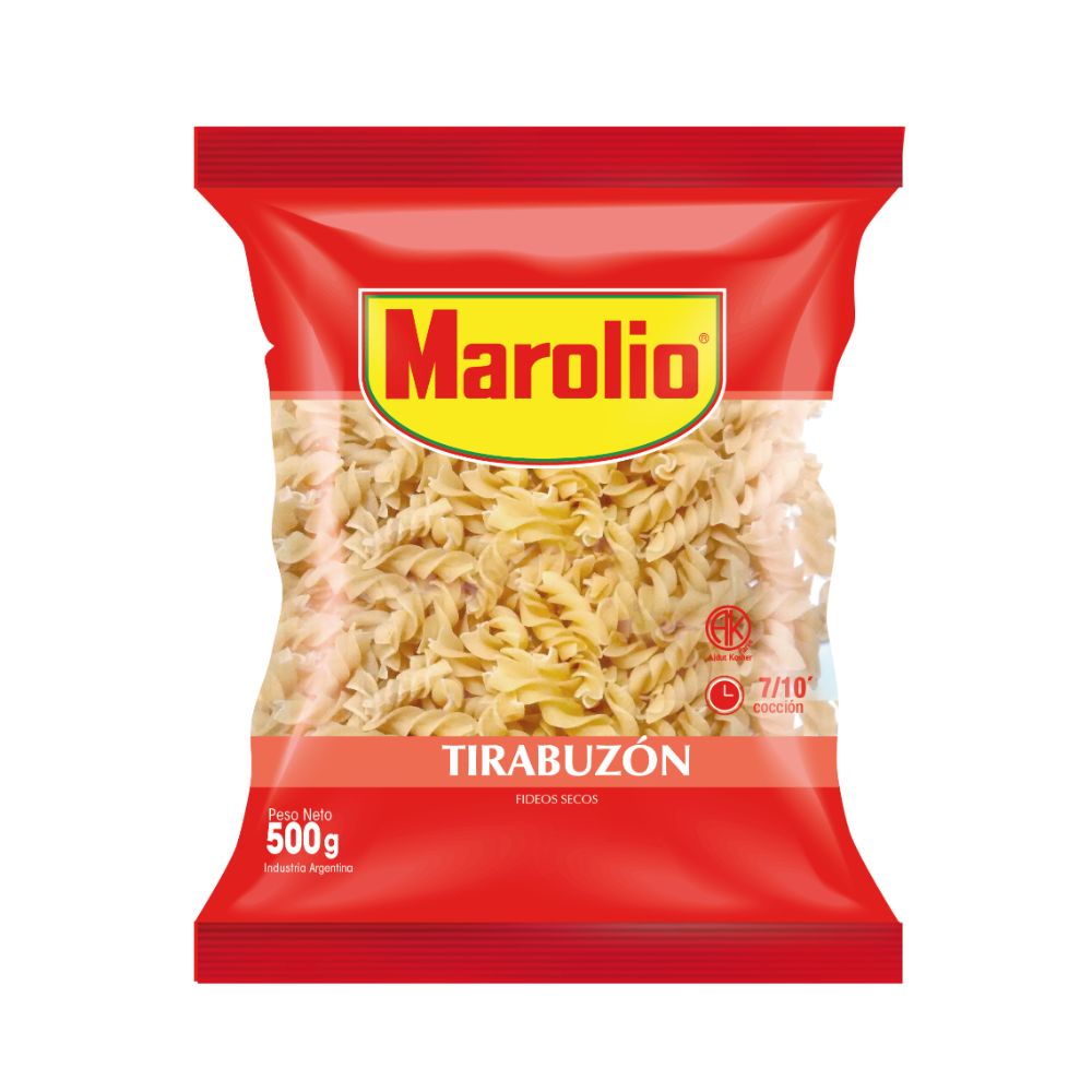 Fideos tirabuzón Marolio 500 grs image