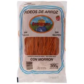 Fideos de Arroz Sabor Morrón 300 Grs Soyarroz - imagen del producto