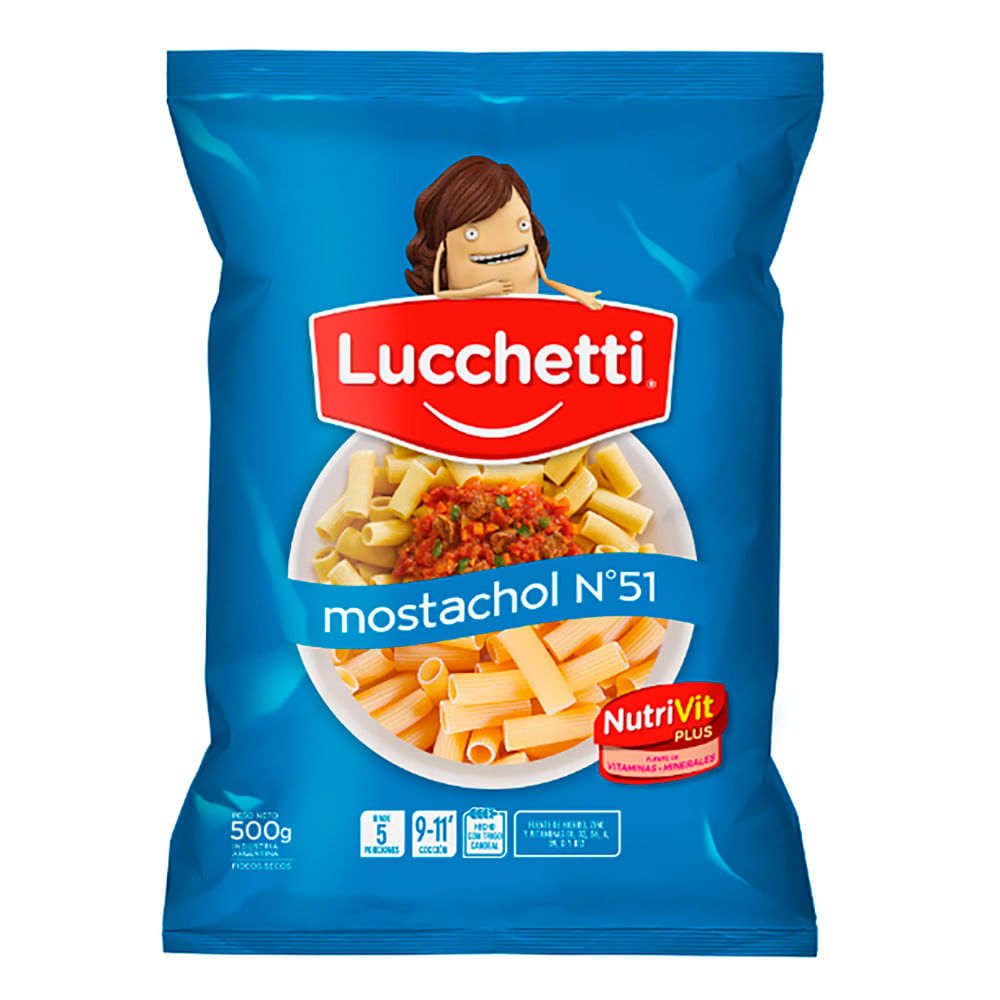 Fideos Mostachol N°51 500 Grs Luchetti - imagen del producto