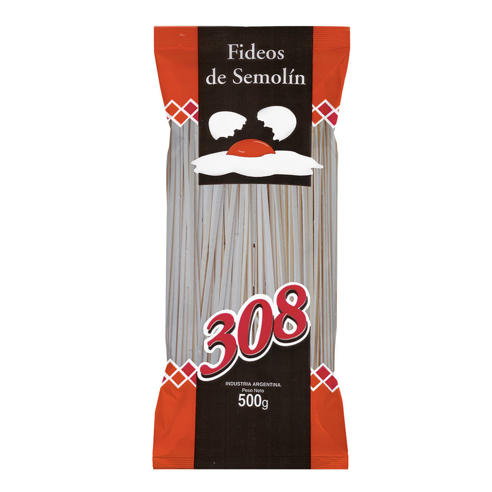 Fideos Tallarín 308 Huevo N2 500g - imagen del producto
